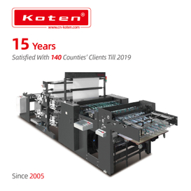 Máy cai trị Flexo với bảng quay và stacker