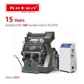 Nóng Foil Stamp và Die Cutting Creasing Machine
